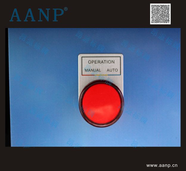 OPERATION按钮标牌